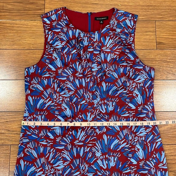 Banana Republic Ruffle Sleeveless Pattern Dress - Picture 10 of 14